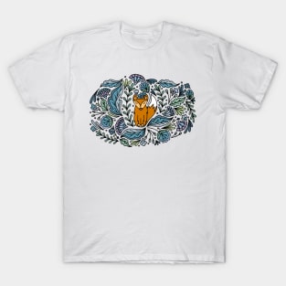 Folk Art Fox T-Shirt